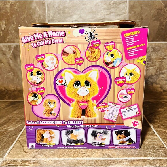 Rescue Runts TABBY CAT Adopt Me Series 2 - Retired S19015 - 2019 Factory Sealed - Picture 4 of 7